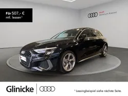 Schwarz Gebraucht 2024 Audi A3 Sportback S-Line Limousine | 40.991 € (Guter Preis)