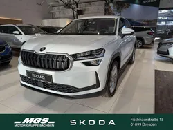 Moonweiss metallic Gebraucht 2025 Skoda Kodiaq Selection SUV | 43.990 € (Fairer Preis)