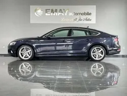 Blau (mondscheinblau metallic) Gebraucht 2017 Audi A5 Sportback Ambiente Limousine | 29.898 € (Teuer)