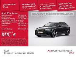 Sebringschwarz kristalleffekt Gebraucht 2024 Audi RS4 Ambiente Kombi | 79.890 € (Etwas zu teuer)
