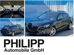 Onyxschwarz metallic Gebraucht 2017 Mazda 3 Sports-Line Limousine | 15.880 € (Fairer Preis)
