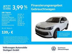 Oryxweiß perlmutteffekt Gebraucht 2024 VW Tiguan Life SUV | 36.930 € (Guter Preis)