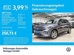 Rauchgrau metallic Gebraucht 2025 VW T-Cross R-line SUV | 26.630 € (Fairer Preis)