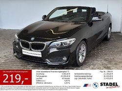 Schwarz Gebraucht 2021 BMW 218 Advantage Cabrio | 23.440 € (Fairer Preis)