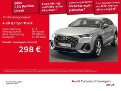 Silber Gebraucht 2024 Audi Q3 Sportback S-Line SUV | 40.290 € (Fairer Preis)