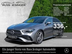 Mountain grey metallic Gebraucht 2024 Mercedes CLA200 Shooting Brake AMG Kombi | 34.880 € (Fairer Preis)