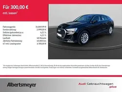 Mythosschwarz metallic Gebraucht 2023 Audi Q3 Sportback SUV | 36.850 € (Guter Preis)
