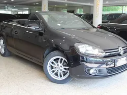 Schwarz Gebraucht 2015 VW Golf Cabriolet LOUNGE Cabrio | 15.980 € (Fairer Preis)