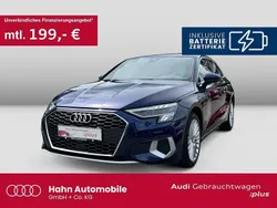 Blau Gebraucht 2022 Audi A3 Sportback e-tron Advanced Limousine | 27.930 € (Fairer Preis)
