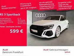 Gletscherweiß metallic Gebraucht 2024 Audi RS3 Sportback Sport Kleinwagen | 58.730 € (Fairer Preis)
