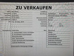 Blau Gebraucht 2002 Opel Vectra Limousine | 1.900 €