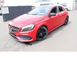 Rot Gebraucht 2017 Mercedes A180 AMG line Limousine | 16.990 € (Fairer Preis)
