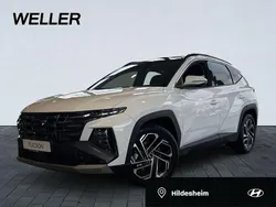 Atlas white, innenraum black, Gebraucht 2024 Hyundai Tucson Prime SUV | 39.890 € (Fairer Preis)
