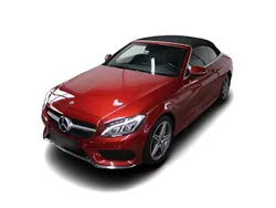 Rot Gebraucht 2018 Mercedes C200 AMG Cabrio | 33.849 € (Fairer Preis)