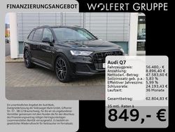 Mythosschwarz metallic Gebraucht 2021 Audi Q7 Competition SUV | 56.480 € (Fairer Preis)