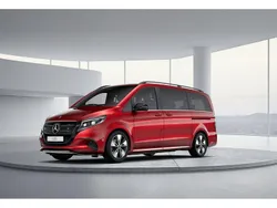 Rot Gebraucht 2024 Mercedes EQV300 Avantgarde Van / Kleinbus | 62.400 €