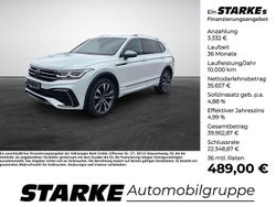Oryxweiß perlmutteffekt Gebraucht 2022 VW Tiguan Allspace R-line SUV | 38.989 € (Etwas zu teuer)