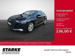 Schwarz Gebraucht 2024 Audi A3 Sportback Advanced Limousine | 34.840 € (Guter Preis)