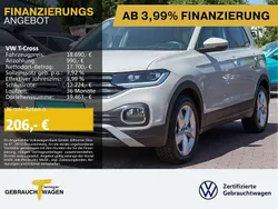 Ascotgrau Gebraucht 2022 VW T-Cross Style SUV | 18.690 € (Guter Preis)