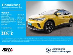 Honey yellow metallic Gebraucht 2021 VW ID.4 Pro Performance SUV | 28.930 € (Guter Preis)