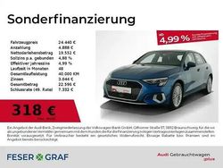 Atollblau metallic Gebraucht 2022 Audi A3 Advanced Limousine | 23.880 € (Fairer Preis)