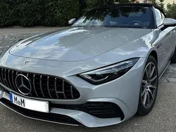 Grau Gebraucht 2024 Mercedes SL43 AMG AMG Cabrio | 92.999 € (Etwas zu teuer)