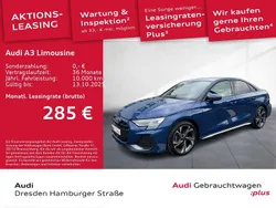Blau Gebraucht 2025 Audi A3 S-Line Limousine | 32.490 € (Guter Preis)