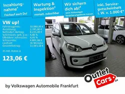 Weiß Gebraucht 2022 VW up! move up! Kleinwagen | 10.980 € (Fairer Preis)