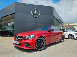 Rot Gebraucht 2020 Mercedes C300e AMG Limousine | 31.690 €