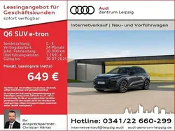 Grau Neu 2025 Audi Q6 e-tron S-Line SUV | 79.990 € (Guter Preis)