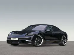 Schwarz Gebraucht 2021 Porsche Taycan Turbo Limousine | 83.900 € (Guter Preis)