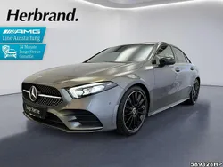 Metalliclack mountaingrau Gebraucht 2022 Mercedes A220 AMG line Limousine | 33.980 € (Fairer Preis)