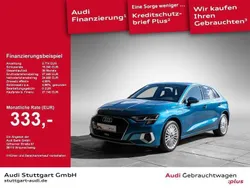 Atollblau metallic Gebraucht 2022 Audi A3 Sportback e-tron Ambiente Limousine | 27.740 € (Fairer Preis)
