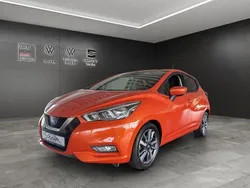 Orange Gebraucht 2017 Nissan Micra N-Connecta Kleinwagen | 8.990 € (Fairer Preis)