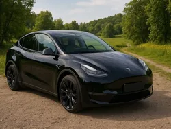 Schwarz Gebraucht 2024 Tesla Model Y Long Range SUV | 41.700 € (Fairer Preis)