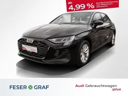 Brillantschwarz Gebraucht 2024 Audi A3 Sportback Ambiente Limousine | 32.990 € (Fairer Preis)