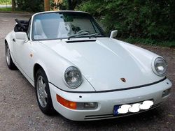Weiß Gebraucht 1991 Porsche 911 Carrera Cabriolet Cabrio | 86.000 €