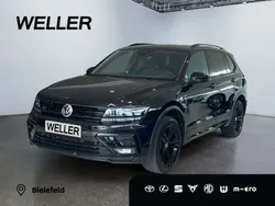 Deep black pearlescent Gebraucht 2019 VW Tiguan Allspace R-line SUV | 29.680 € (Teuer)