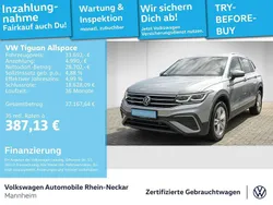 Silber Gebraucht 2022 VW Tiguan Allspace Life SUV | 33.692 € (Fairer Preis)
