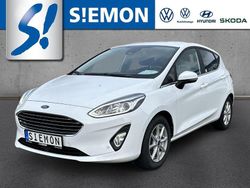 Weiß Gebraucht 2021 Ford Fiesta Titanium Kleinwagen | 12.930 € (Fairer Preis)