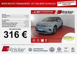 Grau (mondsteingrau schwarz) Gebraucht 2023 VW ID.4 Pro Performance SUV | 29.933 € (Fairer Preis)