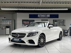Polarweiss unilack Gebraucht 2018 Mercedes C300 AMG line Cabrio | 31.800 € (Fairer Preis)