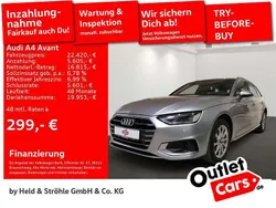 Florettsilber metallic Gebraucht 2022 Audi A4 Advanced Plus Kombi | 22.420 € (Superpreis)
