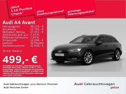 Mythosschwarz metallic Gebraucht 2024 Audi A4 Advanced Plus Kombi | 42.762 €