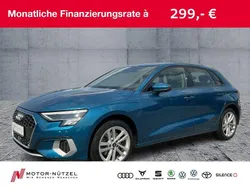 Atollblau metallic Gebraucht 2021 Audi A3 Sportback e-tron Ambiente Limousine | 22.460 € (Superpreis)