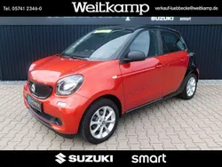 Rot Gebraucht 2019 Smart ForFour Electric Drive Passion Limousine | 9.990 € (Etwas zu teuer)