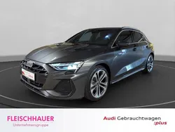 Grau Gebraucht 2024 Audi A3 Sportback S-Line Limousine | 40.440 € (Teuer)