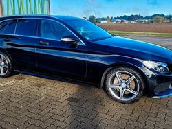 Schwarz Gebraucht 2016 Mercedes C250 AMG line Kombi | 14.299 € (Fairer Preis)