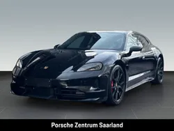 Tiefschwarzmetallic (metallic) Gebraucht 2025 Porsche Taycan Limousine | 117.850 € (Etwas zu teuer)