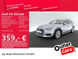Florettsilber metallic Gebraucht 2021 Audi A4 Allroad Ambiente Kombi | 30.974 € (Guter Preis)